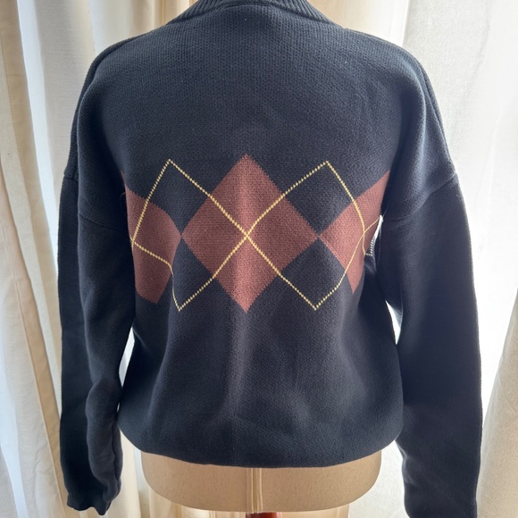 Red Taylor's Version Argyle Sweater - Picture 2 of 2